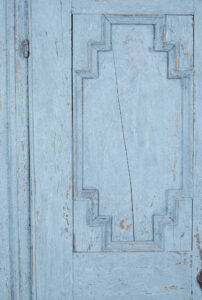 18th Century Painted Carved Oak Baroque Cupboard — thumbnail 5