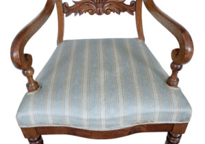 Pair of 19th Century Carved Mahogany Armchairs — thumbnail 7