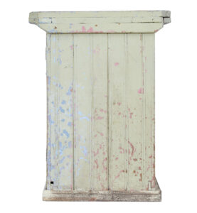19th Century Rustic Scandinavian Pine Washstand Cupboard — thumbnail 4