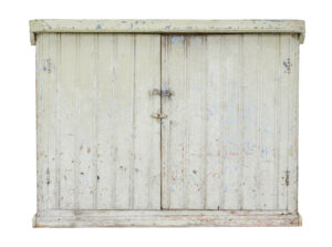 19th Century Rustic Scandinavian Pine Washstand Cupboard — thumbnail 6