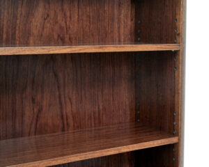 Scandinavian Art Deco Mahogany and Kingwood Open Bookcase — thumbnail 7