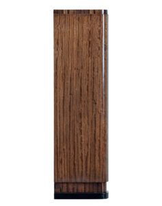Scandinavian Art Deco Mahogany and Kingwood Open Bookcase — thumbnail 2