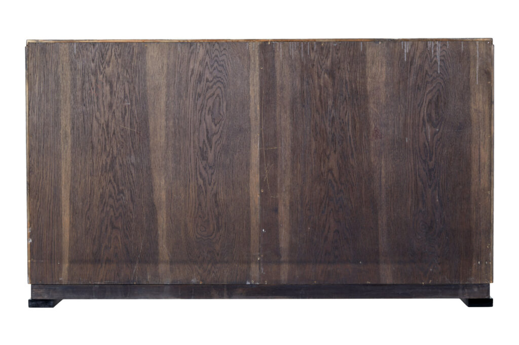 Scandinavian Art Deco Mahogany and Kingwood Open Bookcase — image 3