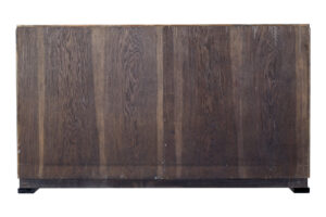 Scandinavian Art Deco Mahogany and Kingwood Open Bookcase — thumbnail 3