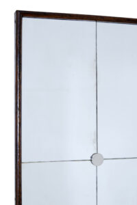 Mid 20th Century Dark Oak Framed Mirror — thumbnail 2