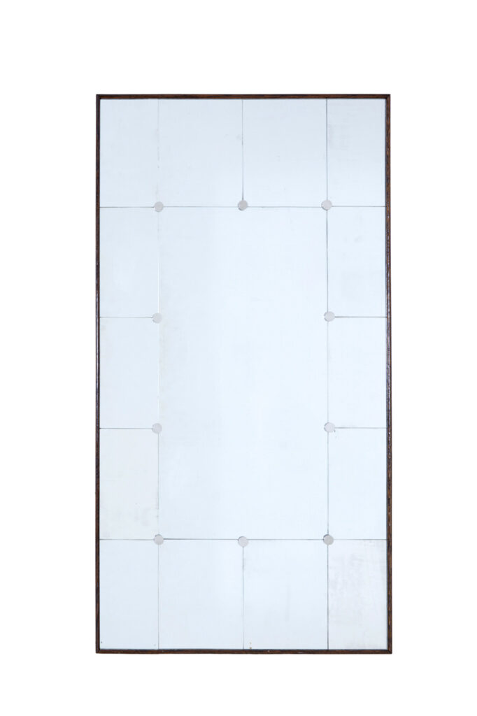 Mid 20th Century Dark Oak Framed Mirror