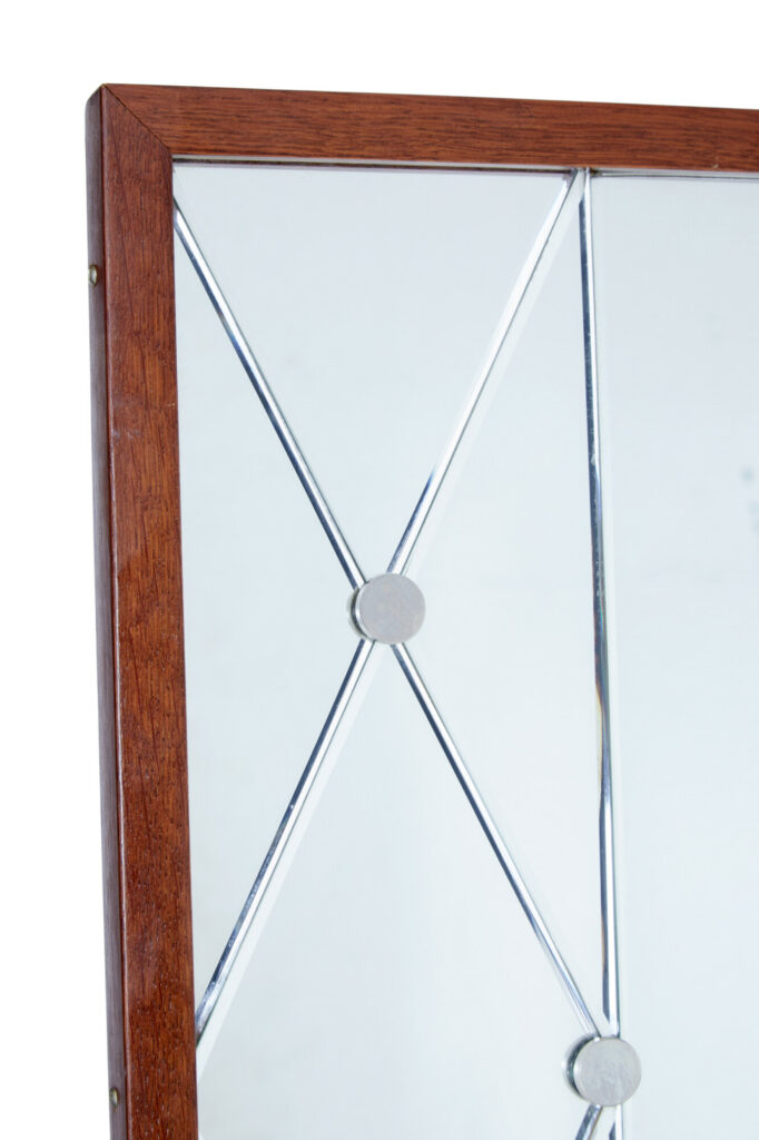Mid 20th Century Teak Framed Mirror by Glas &Amp; Tra — image 3