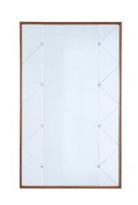 Large Mid 20th Century Swedish Wall Mirror — thumbnail 1