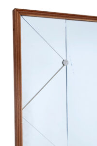 Large Mid 20th Century Swedish Wall Mirror — thumbnail 3