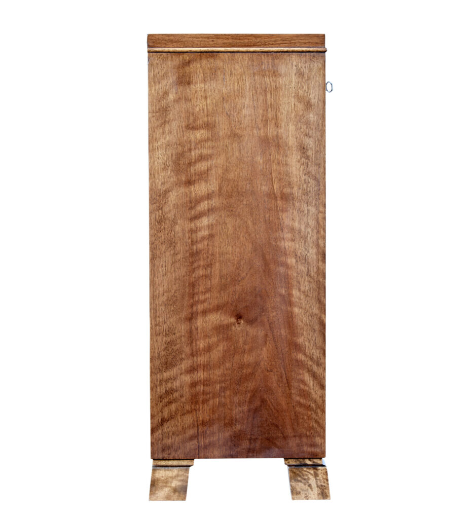 Mid 20th Century Swedish Low Open Bookcase in Walnut — image 3
