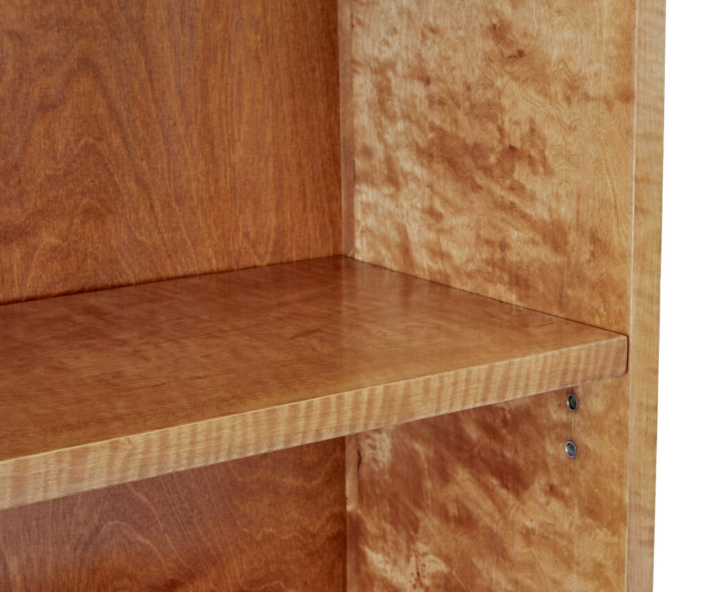 Swedish Art Deco Birch Open Bookcase — image 7