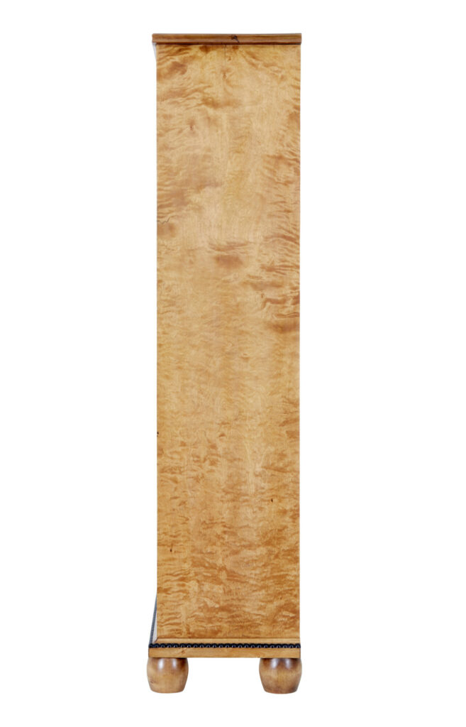 Swedish Art Deco Birch Open Bookcase — image 4