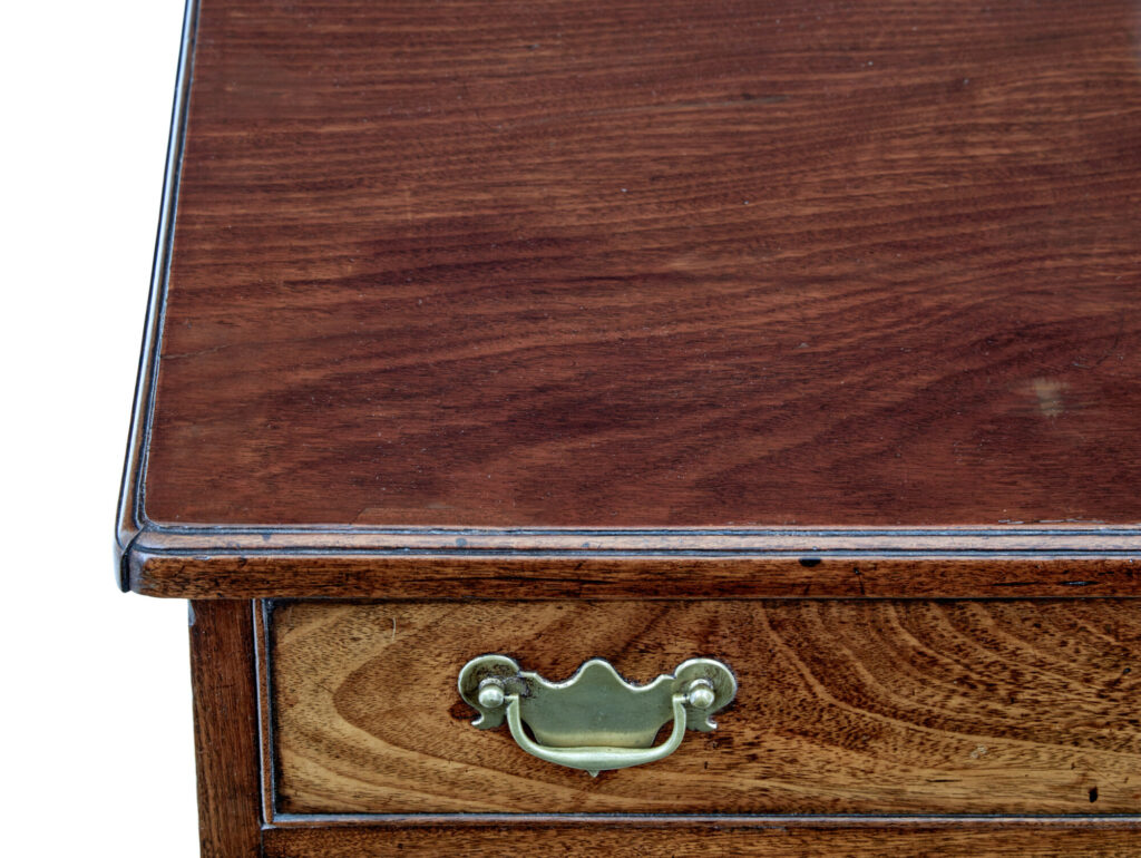 Mid 18th Century Mahogany Kneehole Desk — image 3
