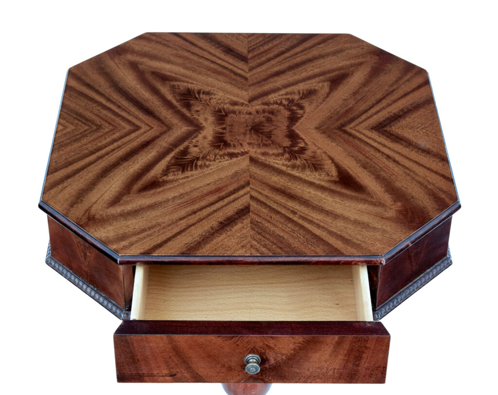 Pair of Mid Century Mahogany Side Tables — image 6