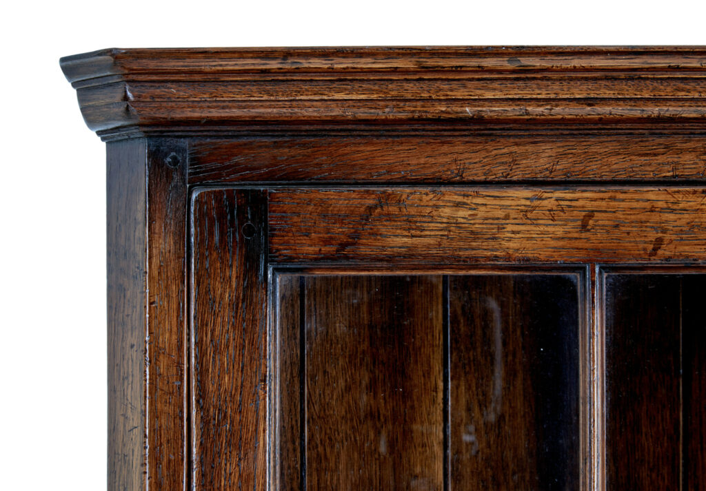 20th Century English Oak Corner Cabinet — image 3
