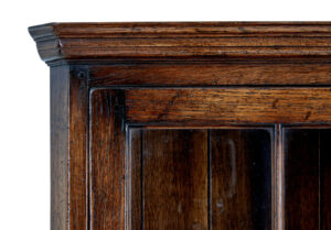 20th Century English Oak Corner Cabinet — thumbnail 3