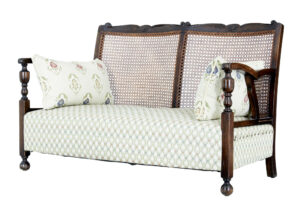 20th Century Oak Cane Work Sofa — thumbnail 8