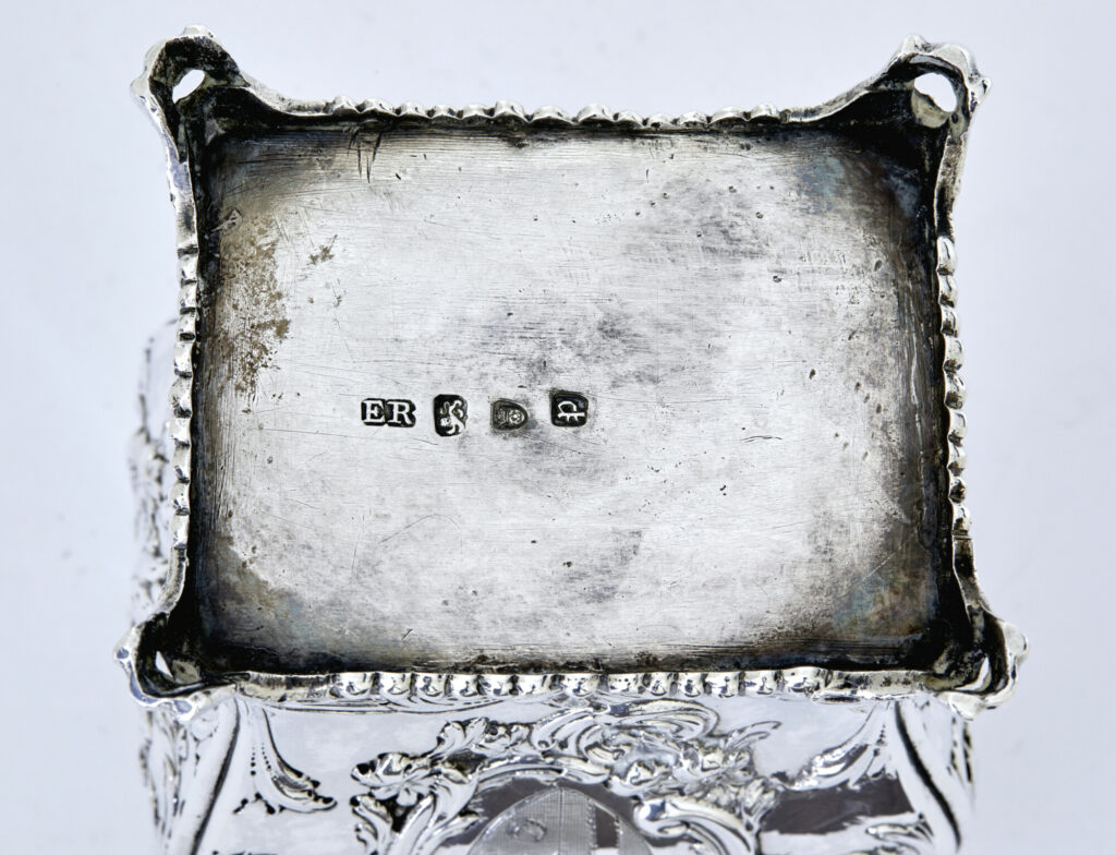 Rare Set of 3 Georgian Tea Caddies by Emick Romer — image 13