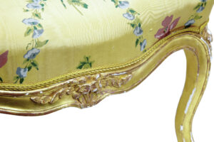 Near Pair of 18th Century Louis Xv Gilt Armchairs by Michard — thumbnail 5