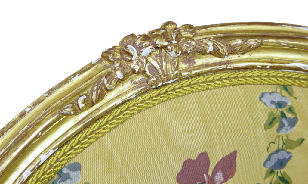 Near Pair of 18th Century Louis Xv Gilt Armchairs by Michard — image 3
