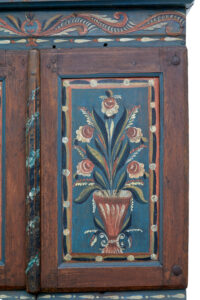 Traditional Rustic Swedish Painted Pine Cupboard — thumbnail 7