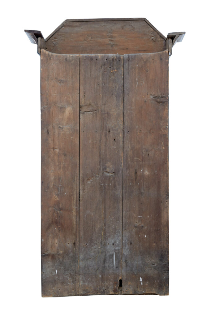 Traditional Rustic Swedish Painted Pine Cupboard — image 5