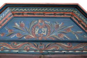 Traditional Rustic Swedish Painted Pine Cupboard — thumbnail 6