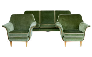 Mid 20th Century Swedish 3 Piece Suite — thumbnail 1