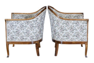 Pair of Art Deco Birch Armchairs — thumbnail 2
