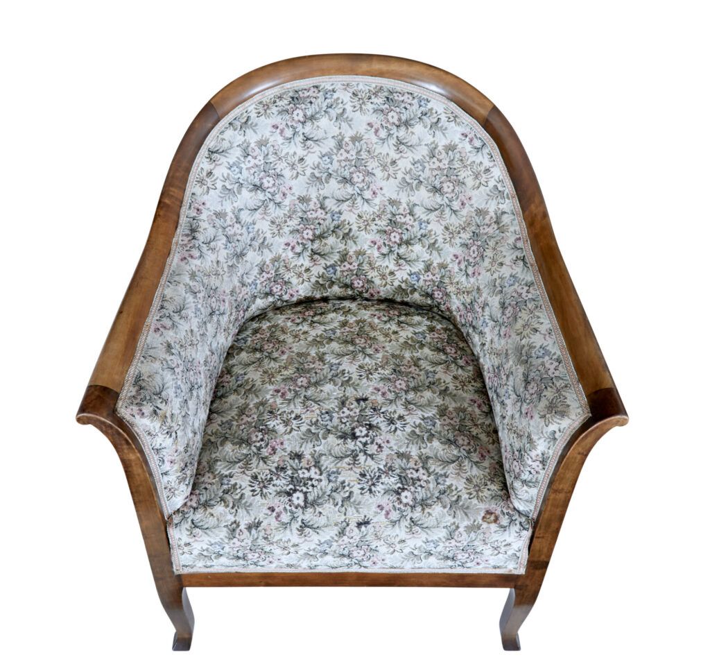 Pair of Art Deco Birch Armchairs — image 6