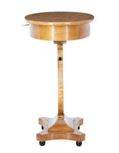 Swedish Birch Lyre Form Side Table — thumbnail 4