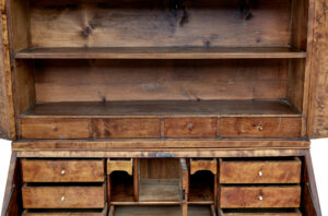 19th Century Swedish Birch Bureau Bookcase — thumbnail 10