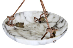 Alabaster Art Deco Ceiling Light — thumbnail 7