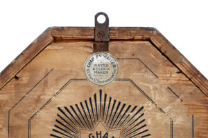 Art Deco Walnut Wall Clock by Junghans — thumbnail 3