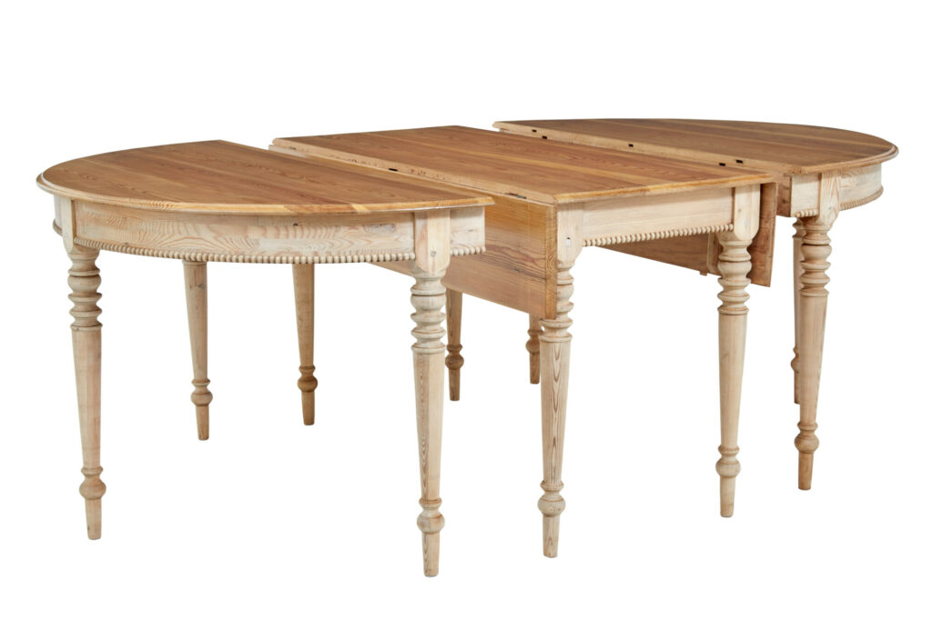 19th Century Swedish Pine Dining Table — image 2