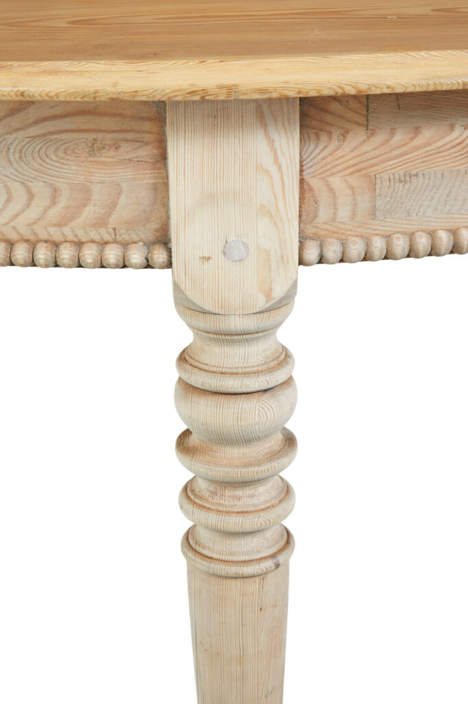 19th Century Swedish Pine Dining Table — image 4