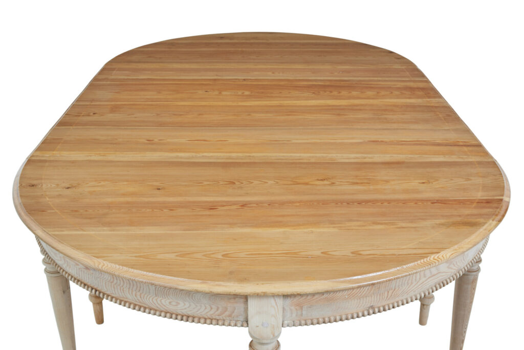 19th Century Swedish Pine Dining Table — image 6