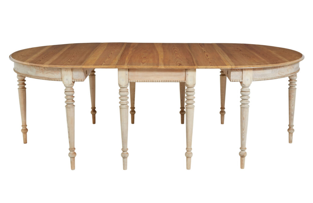 19th Century Swedish Pine Dining Table