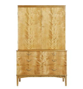 Mid 20th Century Birch Cabinet Ljungstedtska Skolan — thumbnail 11