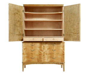 Mid 20th Century Birch Cabinet Ljungstedtska Skolan — thumbnail 10
