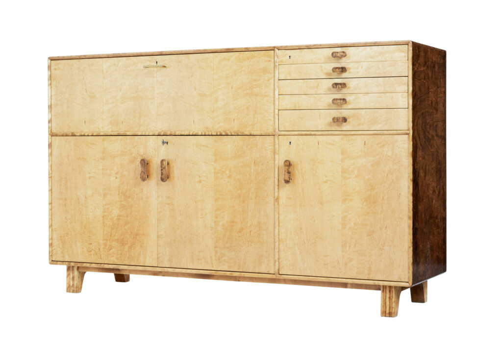 BIRCH CABINET BY AXEL LARSSON FOR BODAFORS