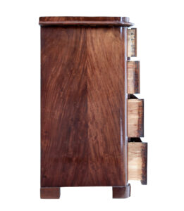 Mid 19th Century Flame Mahogany Chest of Drawers — thumbnail 6