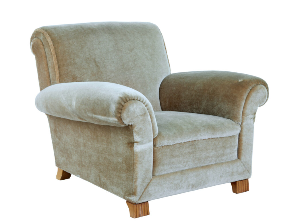 Early 20th Century Art Deco Lounge Chair