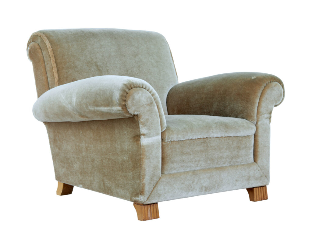 Early 20th Century Art Deco Lounge Chair — image 2