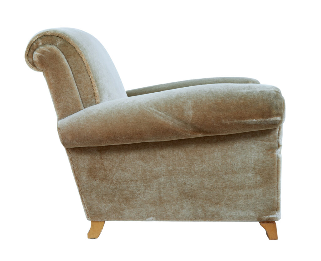 Early 20th Century Art Deco Lounge Chair — image 3