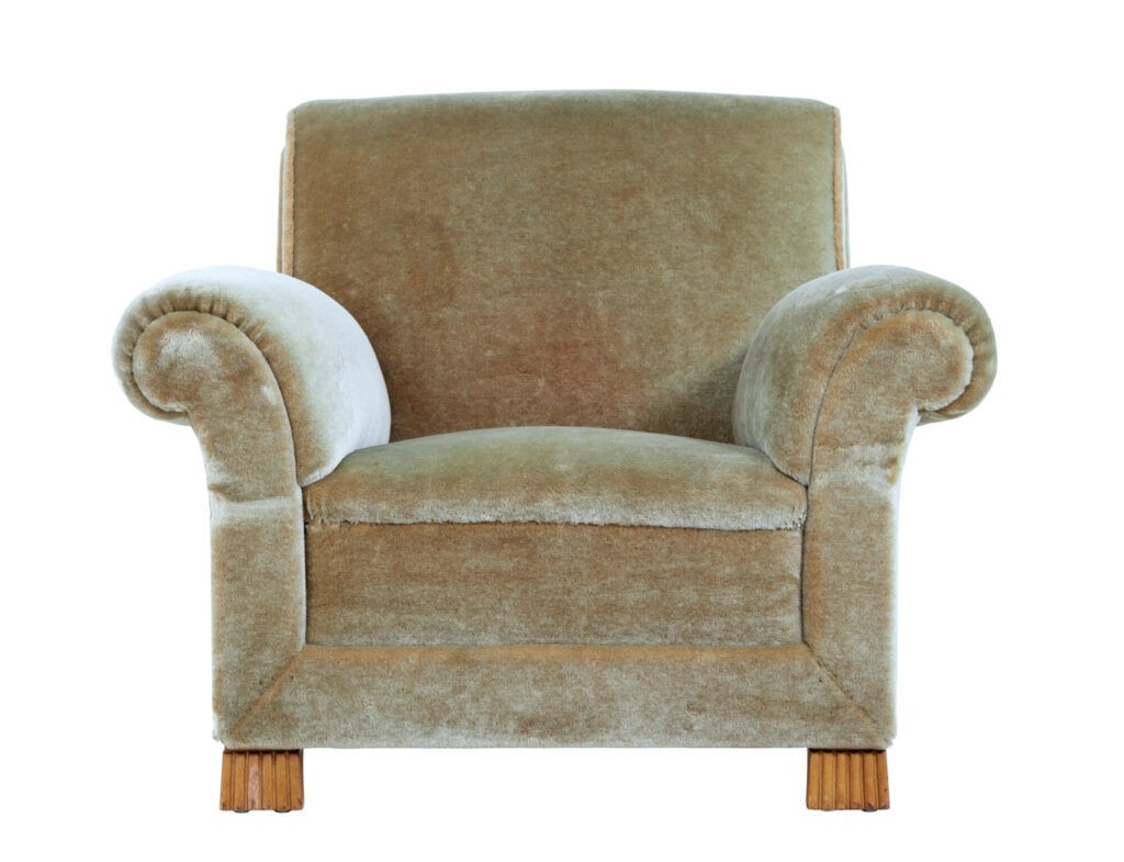Early 20th Century Art Deco Lounge Chair — image 6