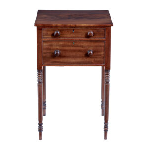Early Victorian Mahogany Side Table — thumbnail 2