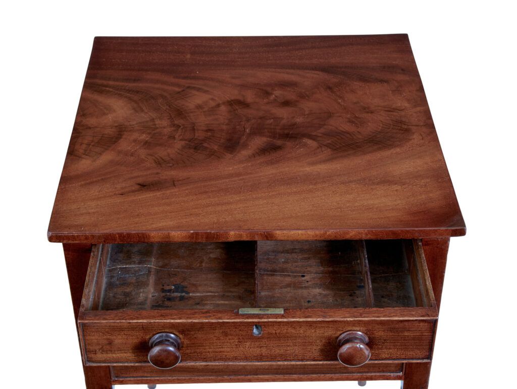 Early Victorian Mahogany Side Table — image 4