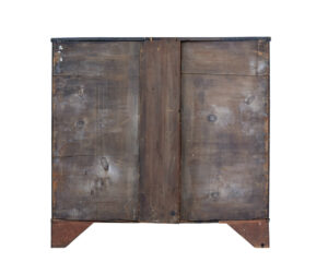19th Century Mahogany Bowfront Chest of Drawers — thumbnail 6