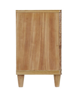 Mid 20th Century Burr Elm Chest of Drawers — thumbnail 5